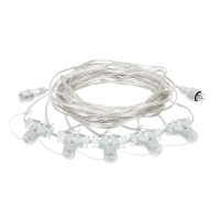 Нарушена упаковка!  <348529> Удлинитель для гирлянд с 5 гнездами, 15 м Vegas 55042