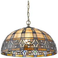 Светильник подвесной в стиле тиффани со светодиодными лампами E27, комплект от Lustrof. №150549-623423