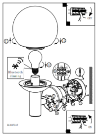 Нарушена упаковка.  <128829> Уличный настенный светильник Eglo Nisia-C () 97247
