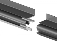 Алюминиевый профиль 26*34 для натяжного потолка с шириной зазора 15мм для светодиодной ленты до 10мм Ambrella light ILLUMINATION Alum GP4100BK