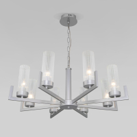 Подвесная люстра Eurosvet Arganie 60133/8 серебро (a057760)