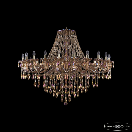 Люстра подвесная Bohemia Ivele Crystal 1415/24/530 G M777 