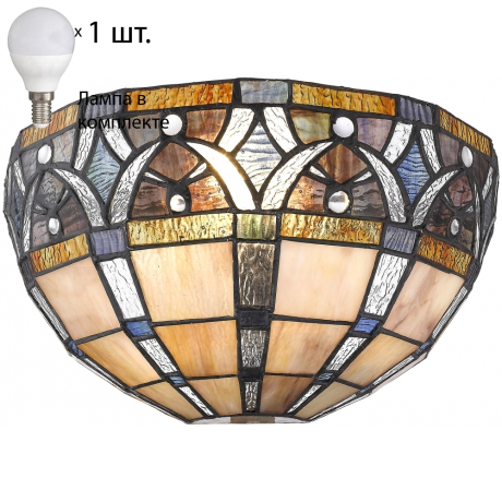 Настенный светильник с лампочкой Velante 824-801-01+Lamps 