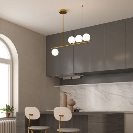 Светильник на штанге Eurosvet Fredo 70136/4 золото 