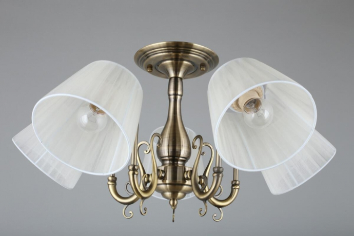 Люстра потолочная с лампочками Omnilux OML-29117-05+Lamps 