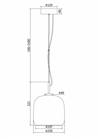 Подвесной светильник Maytoni Madmen MOD128PL-L6AM 