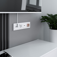 Рамка на 4 поста (белый) Werkel W0041801