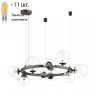 Подвесная люстра с лампочками Odeon Light Tovi 4818/11+Lamps G9 