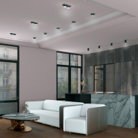 Точечный светильник со светодиодной лампочкой GU10, комплект от Lustrof. №294559-647120