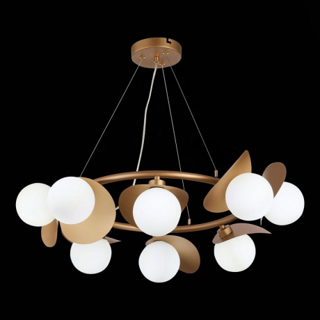 Люстра подвесная с Led лампочками в комплекте Evoluce SLE220503-08+Lamps 