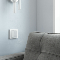 Выключатель проходной двухклавишный Werkel белый матовый W1122061