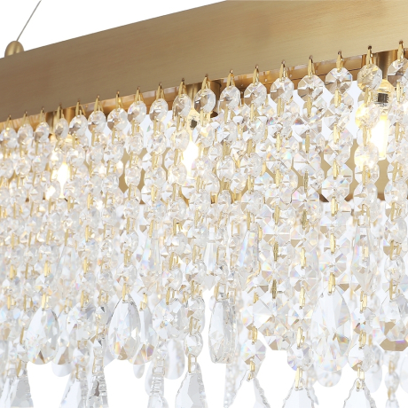 Подвесная люстра с лампочками CRYSTAL LUX AQUA SP20+Lamps 