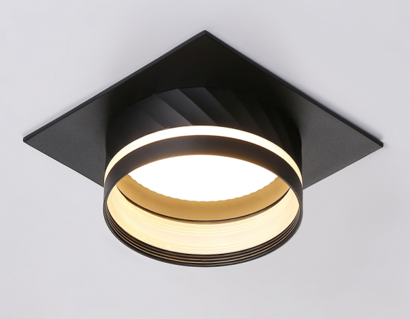 Встраиваемый светильник с лампочкой Ambrella light TN5222+Lamps 