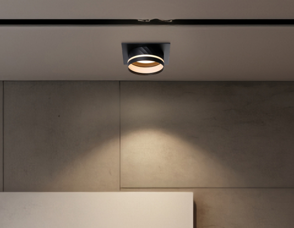 Встраиваемый светильник с лампочкой Ambrella light TN5222+Lamps 