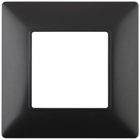 Нарушена упаковка.  <169352> Рамка на 1 пост (антрацит) Эра Elegance 14-5001-05 () Б0034385 