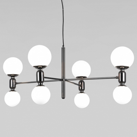 Подвесная люстра Eurosvet Bubble 30182/8 черный жемчуг 