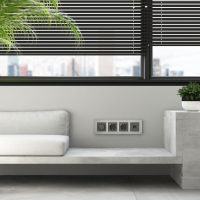 Рамка на 4 поста  AluMax (алюминий) W0043506 Werkel (a066328)