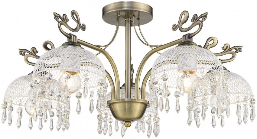 Потолочная люстра с лампочками Velante 733-507-05+Lamps 