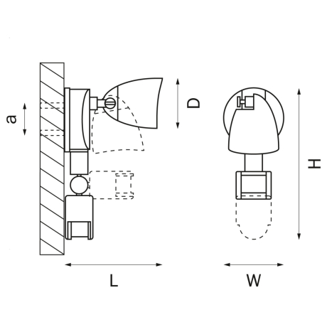 Настенные уличные светильники