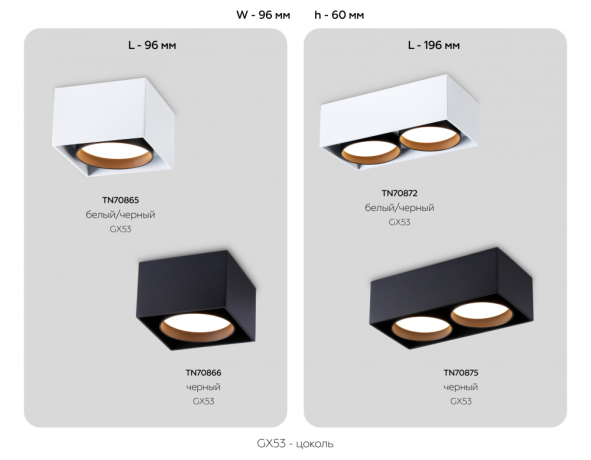 Встраиваемый светильник с лампочкой Ambrella light TN70865+Lamps 