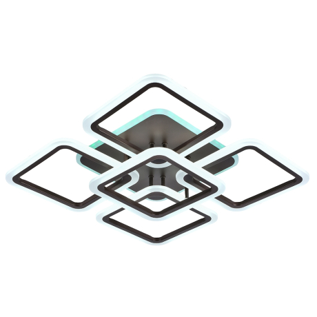 Светодиодная люстра с ПДУ Profit Light 8075/4+1 COF 140W+10W RGB 