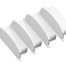 4шт. Заглушка для накладного алюминиевого профиля GP1500 Ambrella light ILLUMINATION Alum GP8180 