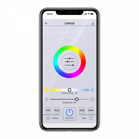 Подвесная светодиодная люстра с голосовым управлением Citilux Стратус Смарт CL732A520GS 