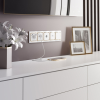 Телефонная розетка  RJ-11 (белая) Werkel W1182001