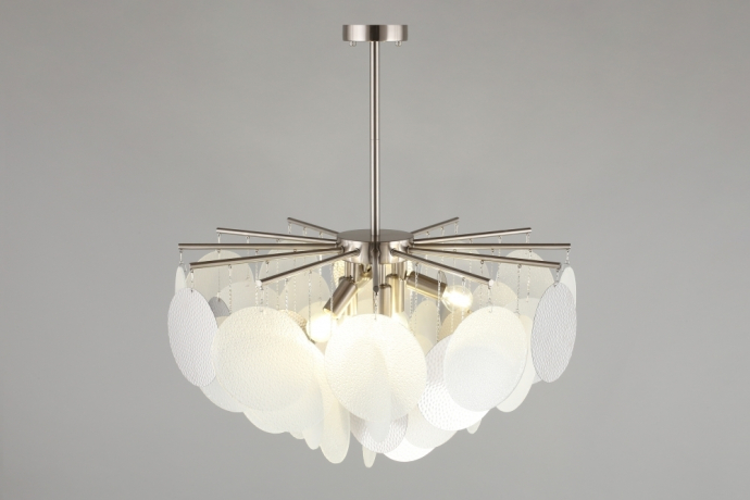 Люстра на штанге с лампочками Omnilux OML-89917-06+Lamps 