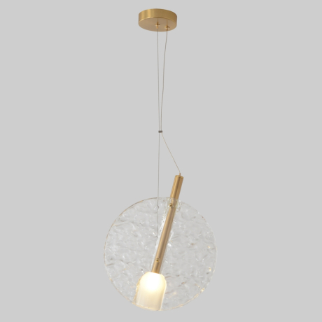 Светильник подвесной Crystal Lux FROZEN SP1 BRASS 