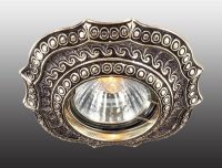 Нарушена упаковка.  <23836>  Встраиваемый точечный светильник Novotech Vintage 369857