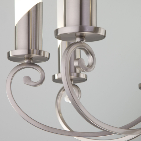 Подвесная люстра Eurosvet Banci 60117/8 никель (a050019) 