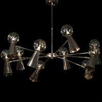 Люстра на штанге Loft it Halley 10046/10 Gold