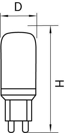 Светодиодная лампа G9 6W 4000K (белый) JC LED Lightstar 940454 