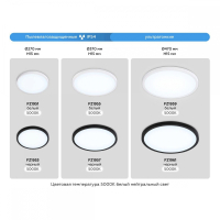 Потолочный светодиодный светильник Ambrella light Orbital Air Slim FZ1961
