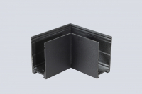 Соединитель для накладного шинопровода 220V угловой Crystal Lux CLT 0.215 04 BL