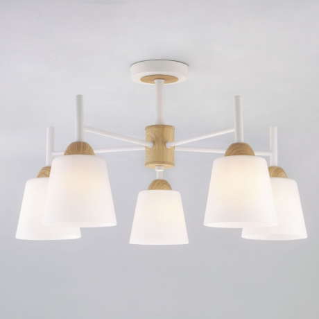 Люстра на штанге Eurosvet Fresco 70085/5 белый 