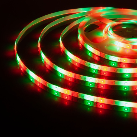 5м. Светодиодная лента RGB 2835, 4,8W, 12V, 60LED/m, IP65 Elektrostandard (a050579) 