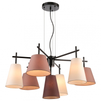 Cветильник подвесной, E14, 7x40W Velante Современный стиль 338-023-07