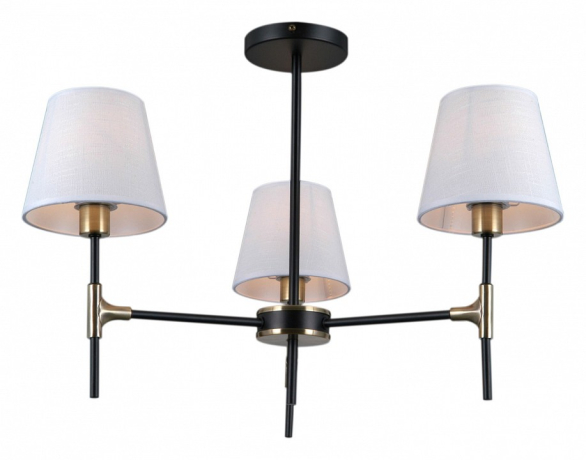 Люстра на штанге ILLUMICO CASTOR IL0185-3CSQ-24 BK AB CASTOR 