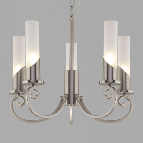 Подвесная люстра Eurosvet Banci 60117/5 никель (a050018) 