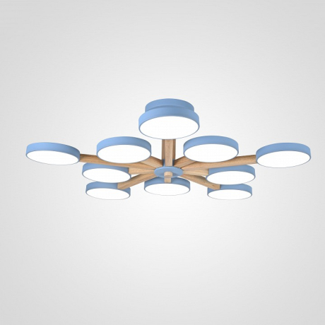 Люстра на штанге Imperiumloft TURNA Blue TURNA-B01 