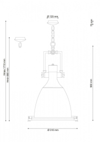 Подвесной светильник Lucia Tucci Industrial 092