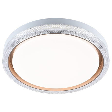 Потолочный светодиодный светильник с пультом ДУ Profit Light 2121/350 WH+GD RGB 100W 3000-6000K 