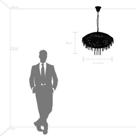 Подвесная хрустальная люстра Classic Osgona 700120 