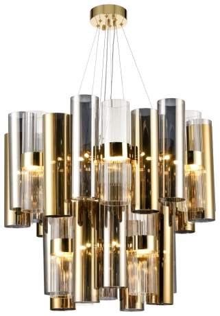 Люстра подвесная с Led лампочками в комплекте Wertmark WE162.33.303+Lamps 