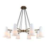 Подвесная люстра с лампочками Favourite Vision 2763-8P+Lamps E14 Свеча