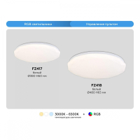 Потолочный светодиодный светильник Ambrella light Orbital Dance FZ418