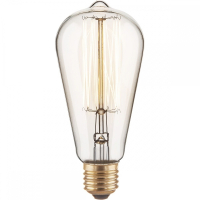 Витринный образец!  <298289> Ретро лампа Эдисона E27 60W 2000К (теплый) Elektrostandard ST64 (a034964)