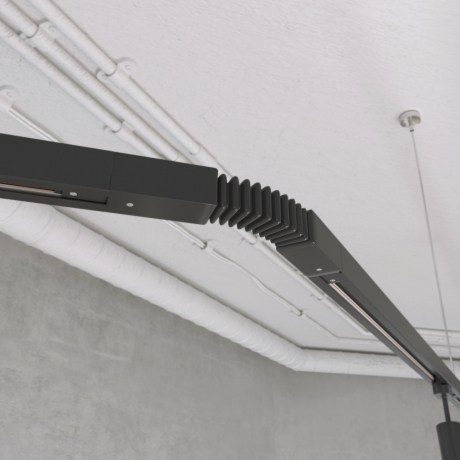 Гибкий коннектор для однофазного шинопровода Elektrostandard TRC-1-1-FLEX-BK / Гибкий коннектор для однофазного шинопровода (черный) (a039588) 